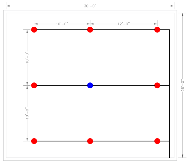 Figure 6 - Sprinkler Arrangement